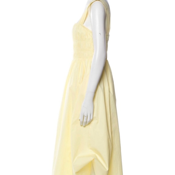 NEW Staud Square Neckline Midi Length Dress - Picture 2 of 3